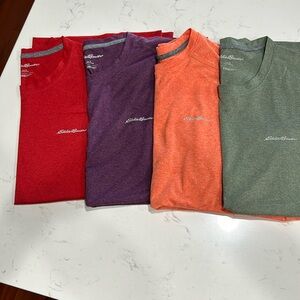 Mens Eddie Bauer athletic t shirts large